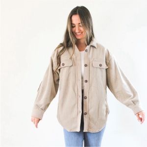 CJLA Cream Skylar Jacket Shacket